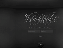 Tablet Screenshot of blackmarket.com