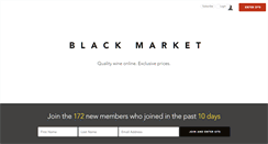 Desktop Screenshot of blackmarket.co.nz